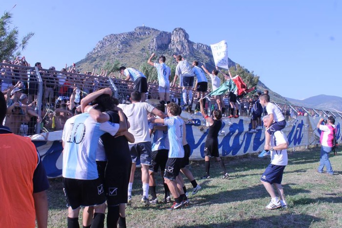 Festa dei tifosi sul "monte": la partira di Terracina era a porte chiuse