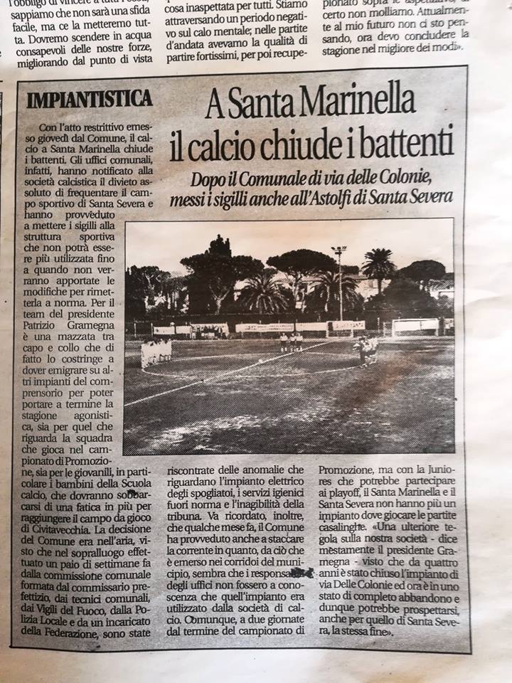 Santa Marinella, il Prefetto chiude l’impianto